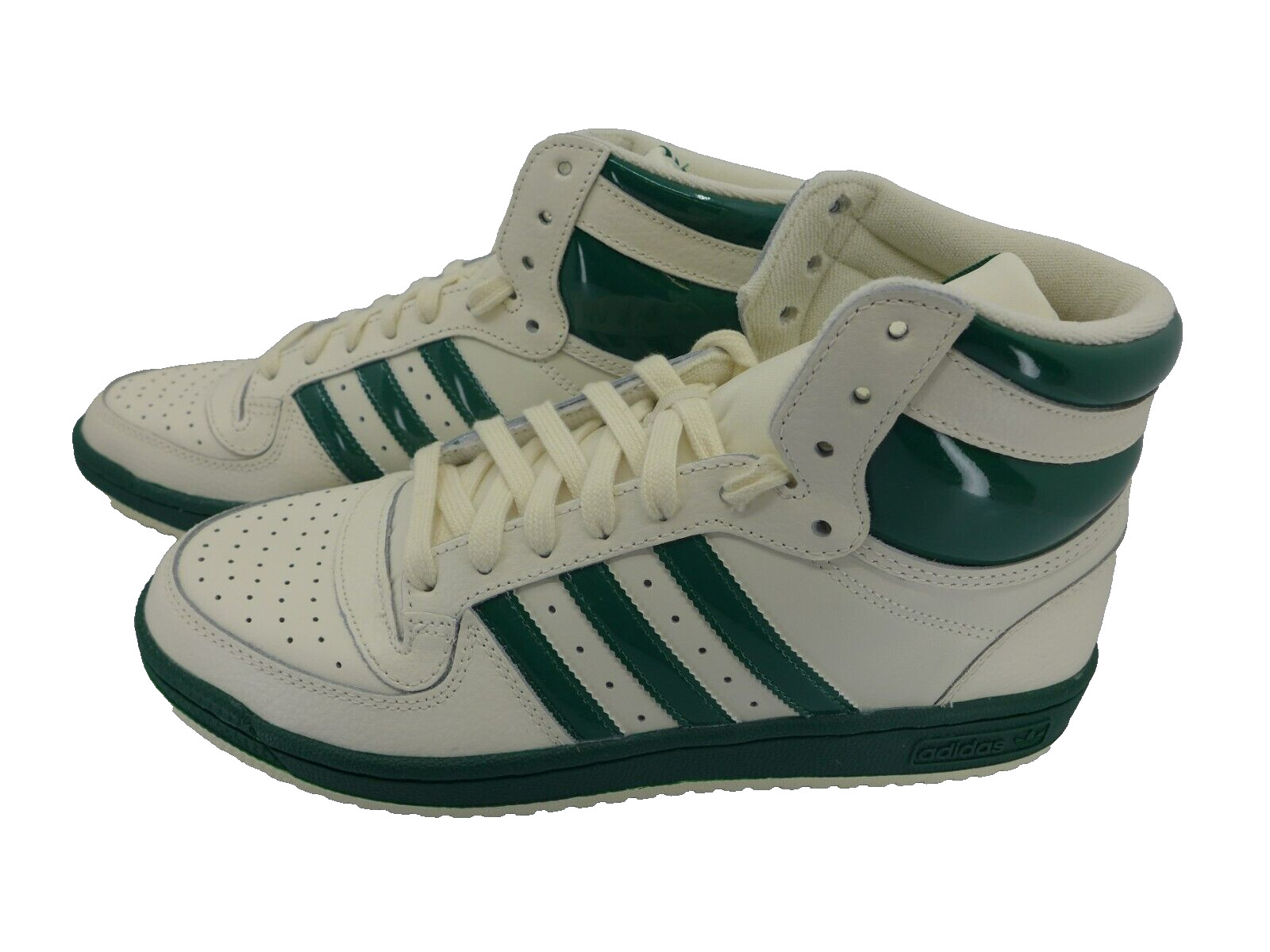 Adidas Top Ten RB Mens Cream White Dark Green Athletic Shoes (choose size) New