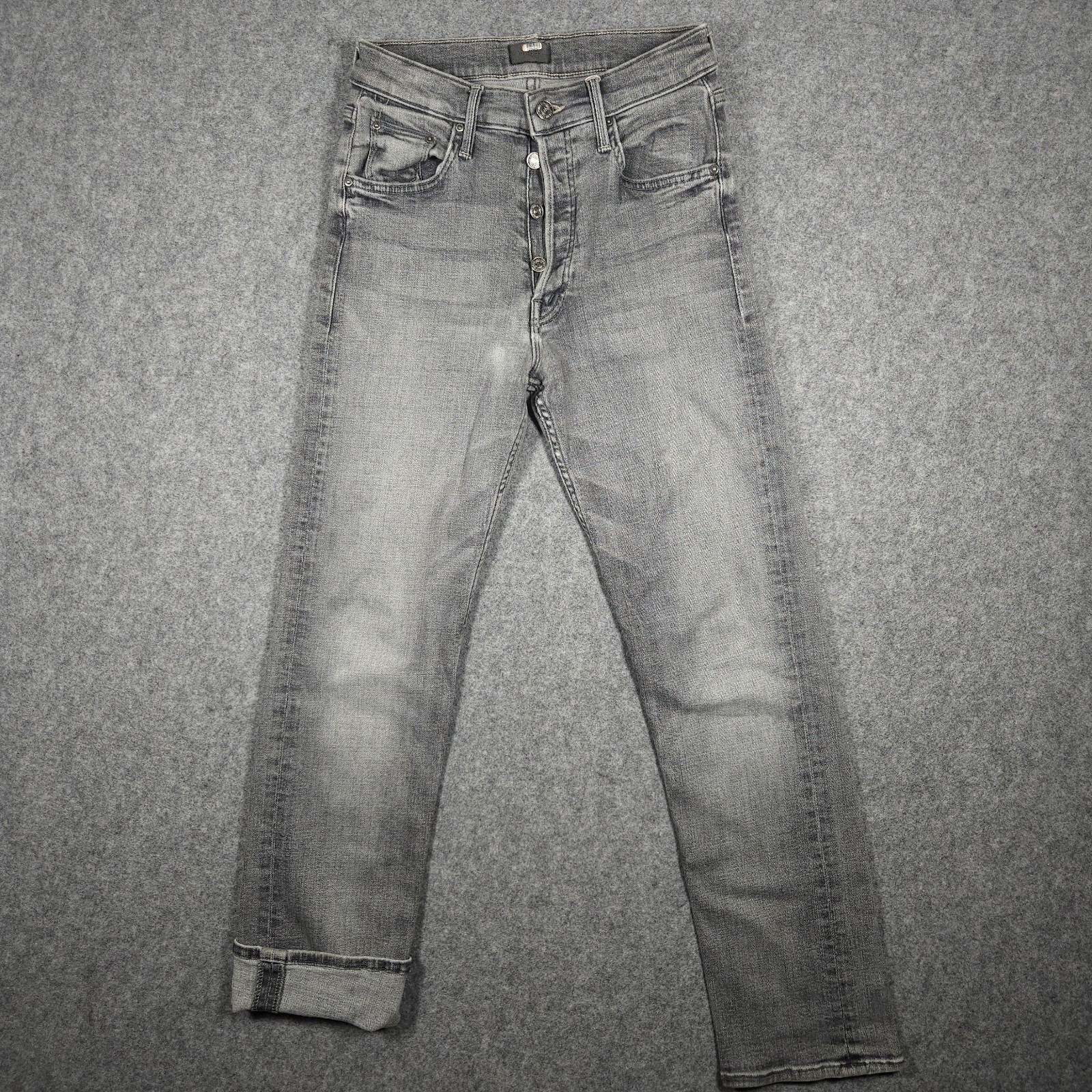 Mother The Tomcat Ankle Jeans Womens 26 Selvage Made In USA Beam Me Up Fade Wash