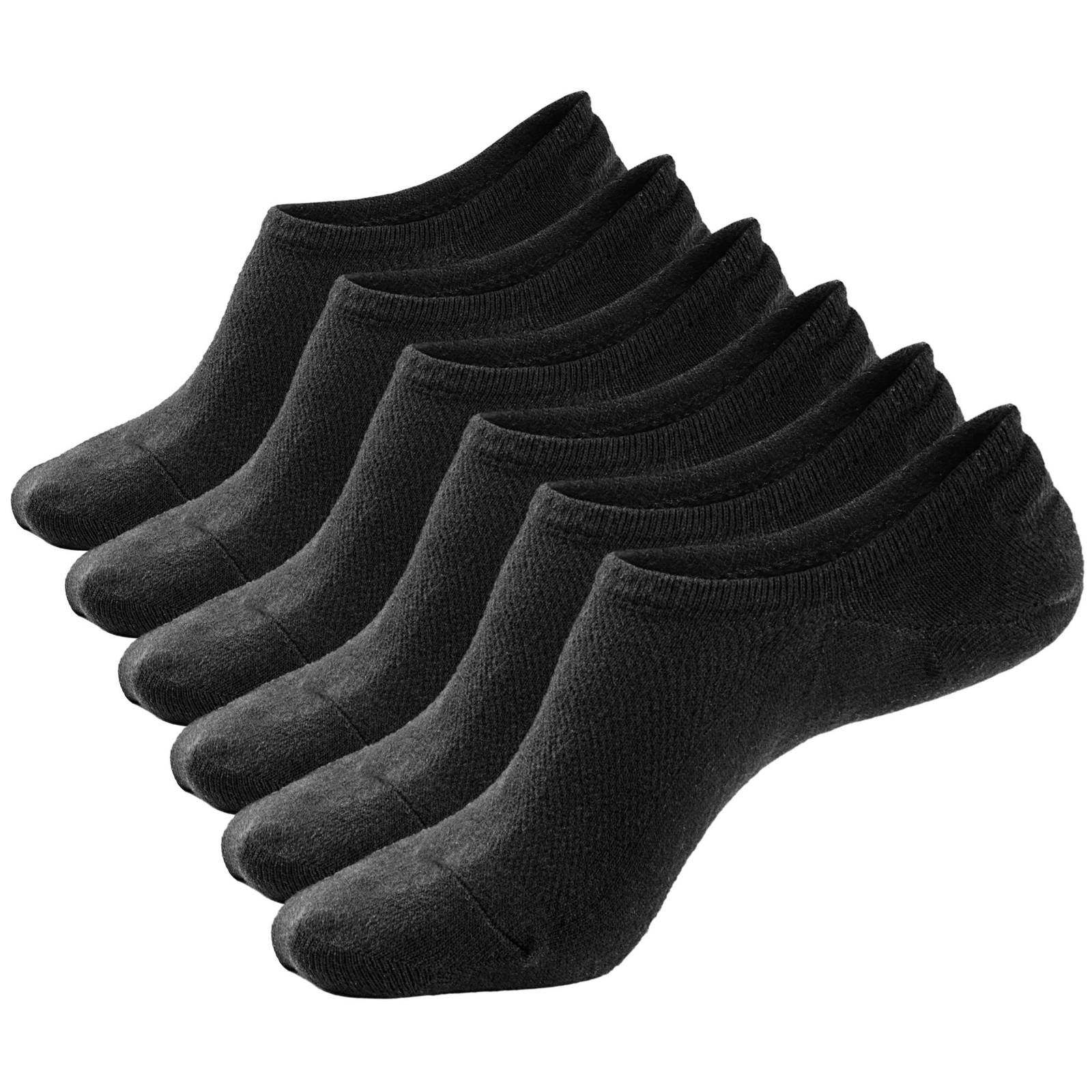 6Pairs Men/Women Cotton Bamboo Socks No Show Ankle Low Cut Sport Nonslip Breathe