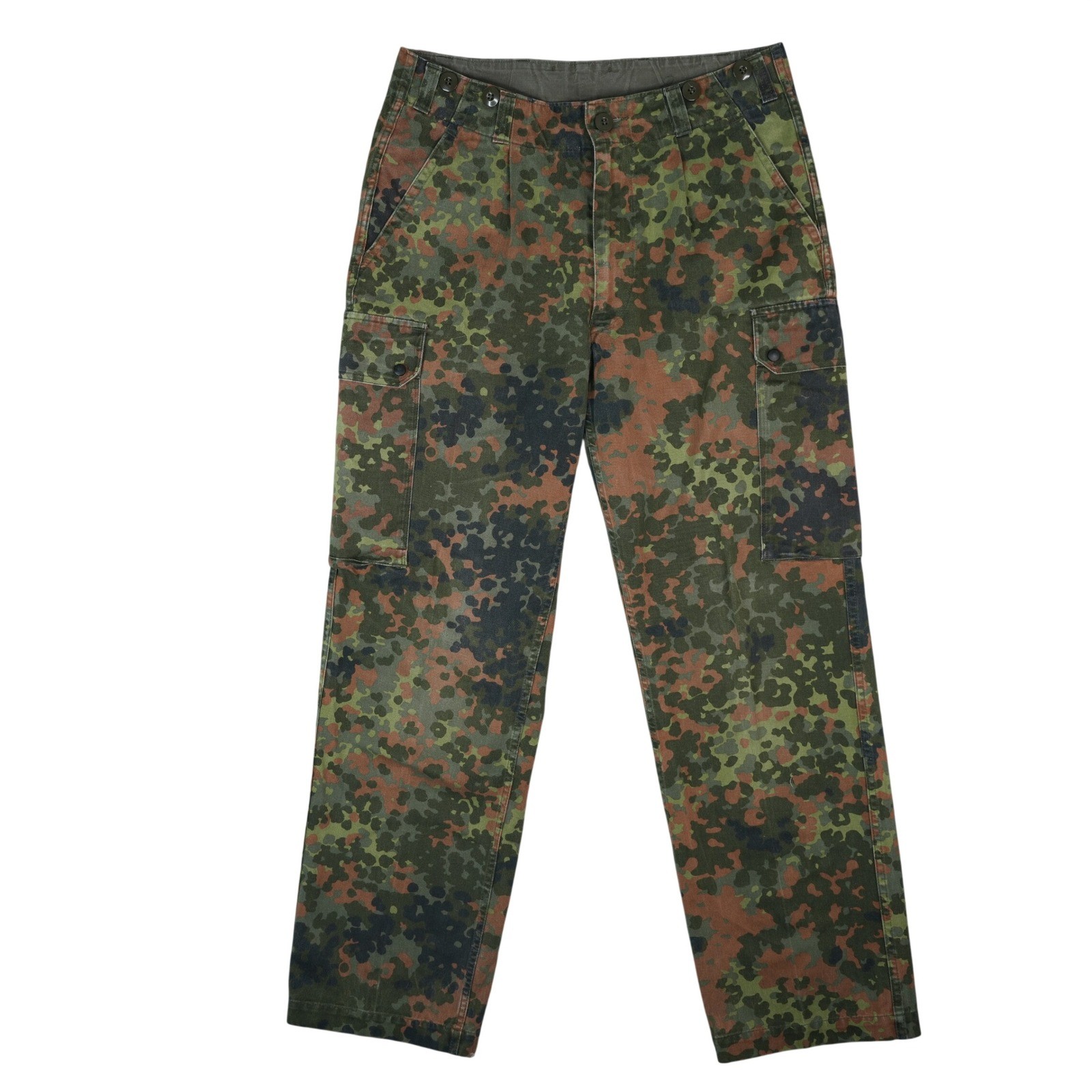 Vtg Feuchter Ringelai Cargo Pants Mens 32×30 Flecktarn German Military Camo 1997