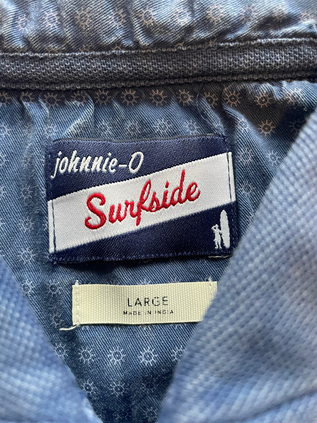 NWT Johnnie O Surfside ButtonUp Long Sleeve Shirt L $148
