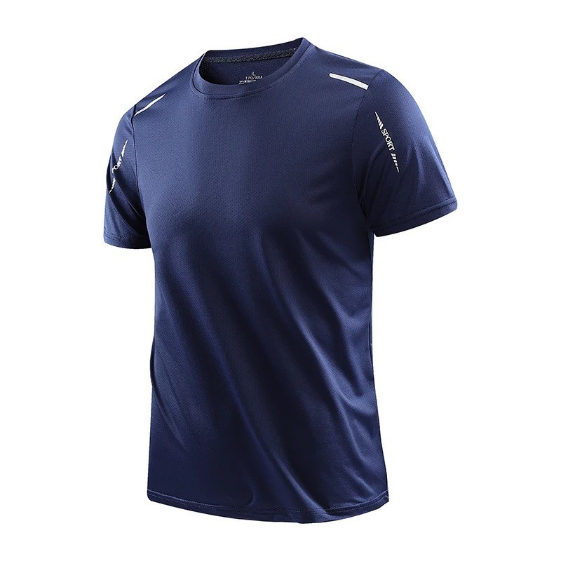 SlimFit CHRLCK Men’s Quick Dry Running T-Shirt Breathable Sports Gym Fitness Top