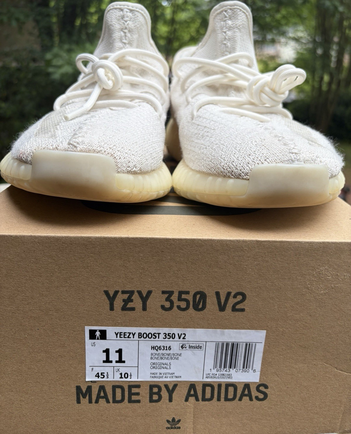 adidas Yeezy Boost 350 V2 Bone HQ6316 Low Top Sneaker Kanye West 2022