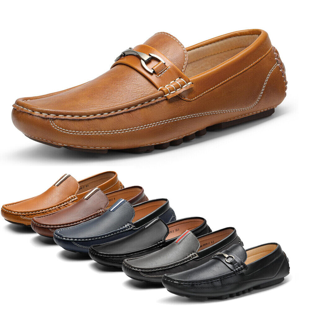 Men’s Casual Loafers Moccasins Slip on Driving Shoes US Sizes 6.5-15