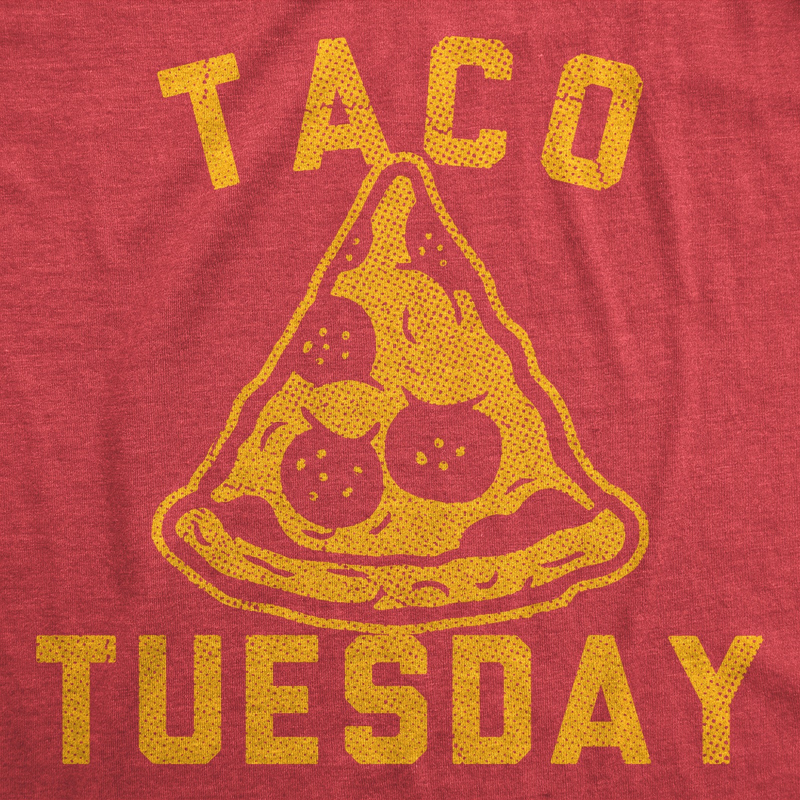 Mens Funny T Shirts Taco Tuesday Pizza Sarcastic Food Graphic Novelty Tee for