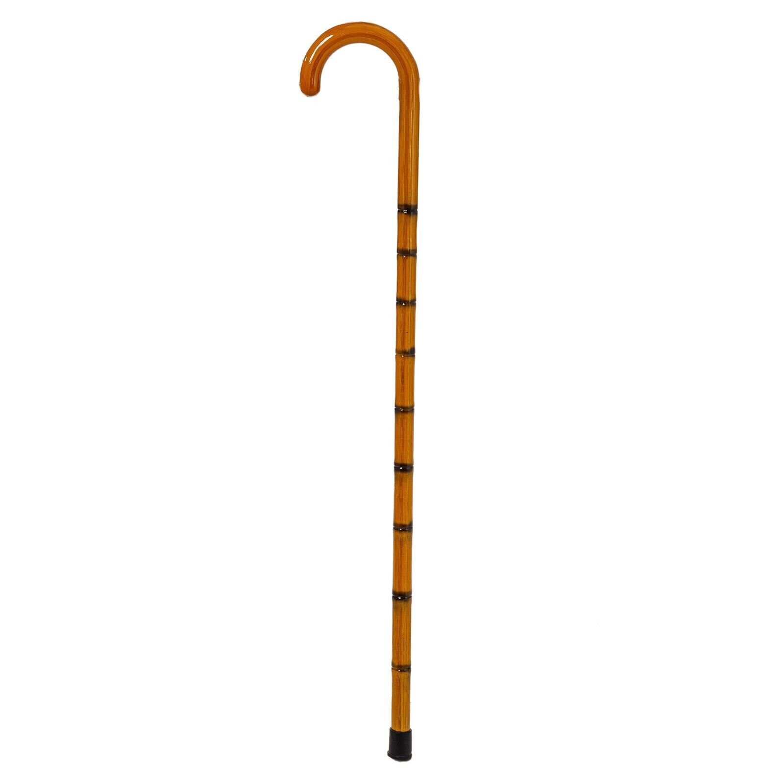 Wooden Fashion Cane Walking Stick – 36 inch Camel Brown Bamboo Style Camel Brown