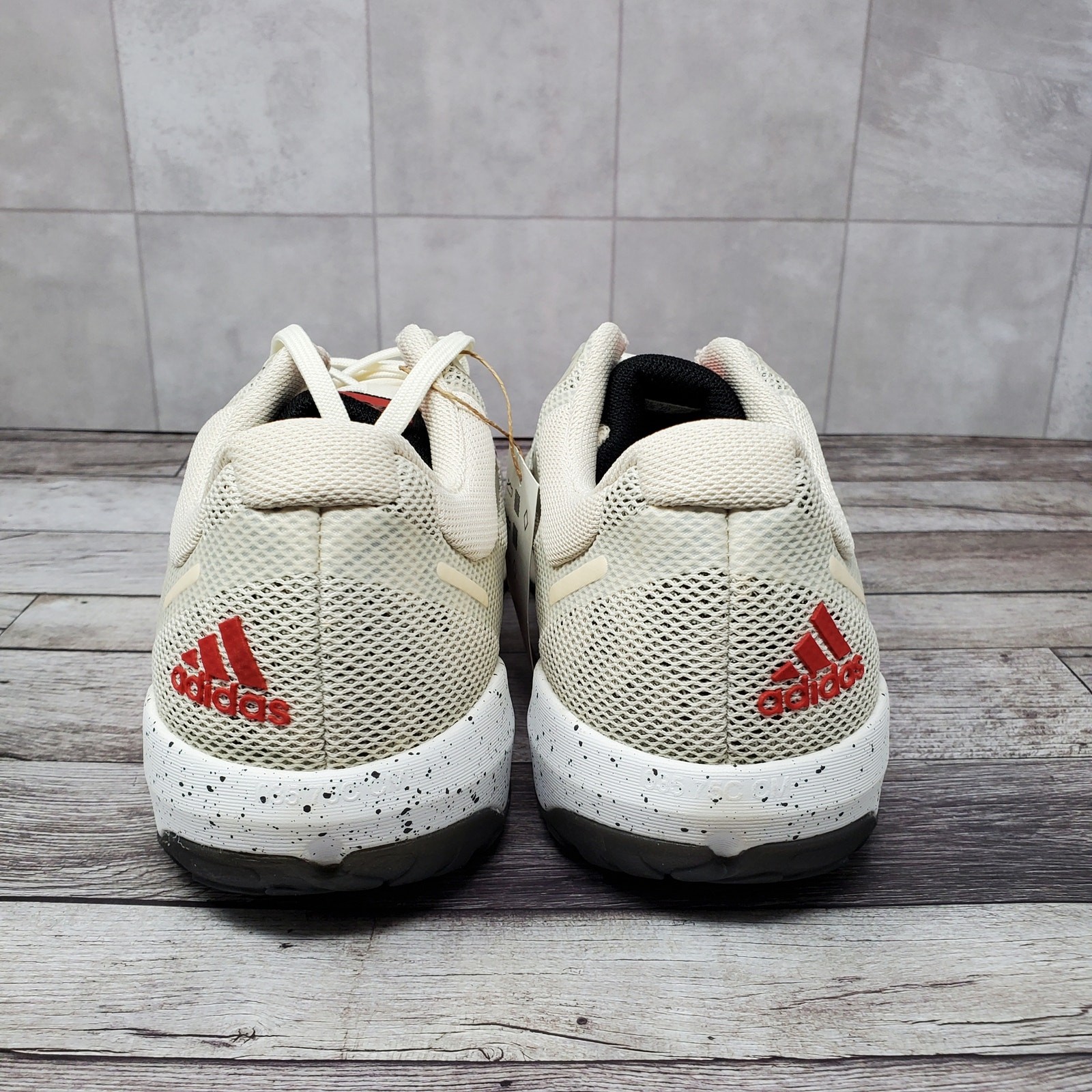 Adidas Men’s Size 12.5 Dropset Trainer Golden Beige/Black/Wonder White GZ8613
