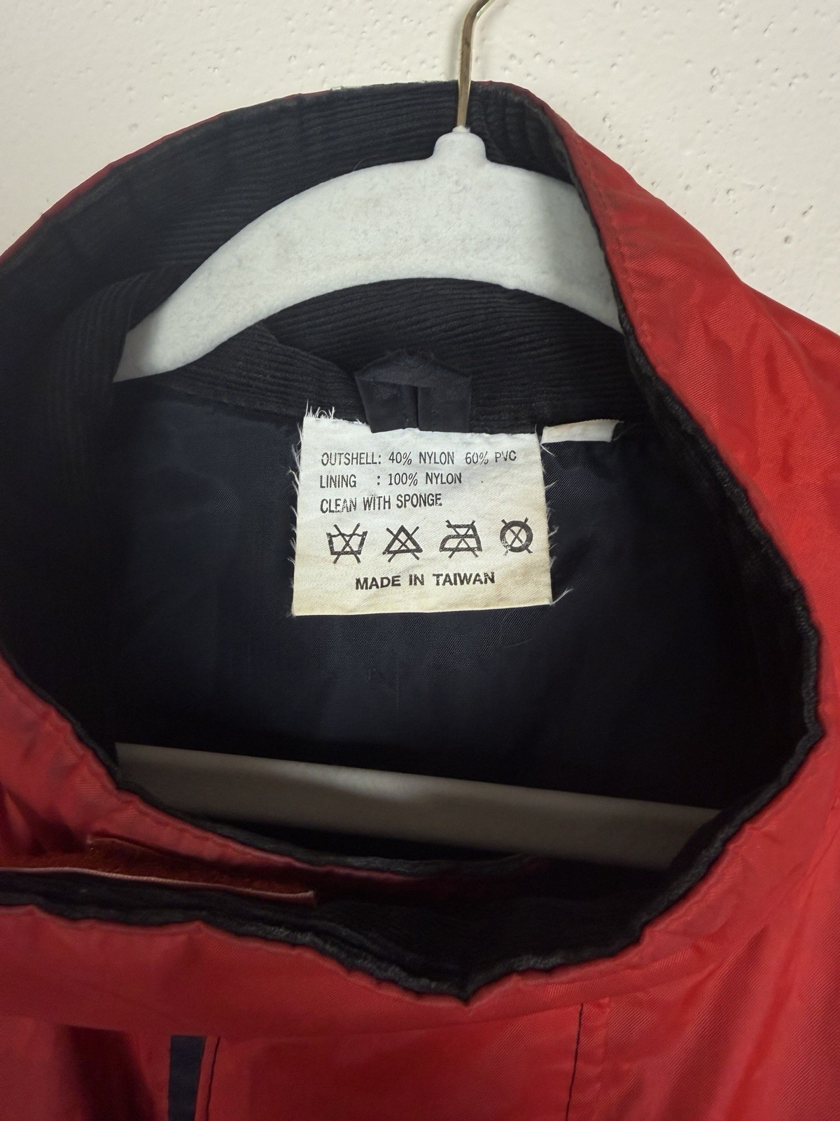 Vintage Moto Line DIFI Motorcycle Racing Jacket Red White Black Colorblock XL