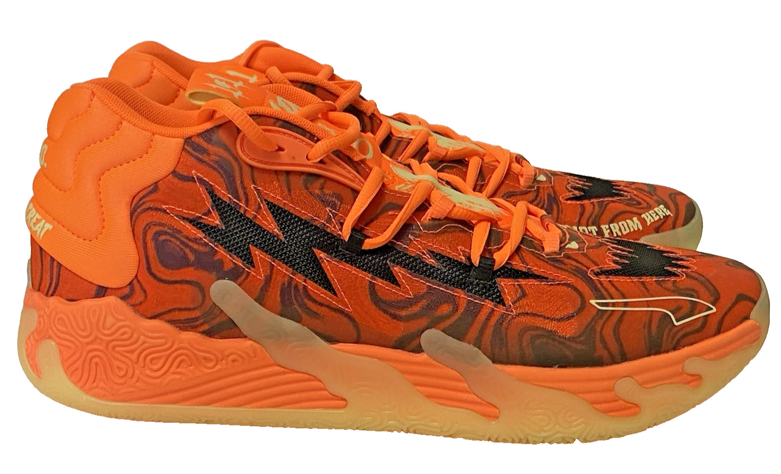 Puma x LaMelo Ball MB.03 “Halloween” – Fluro Orange-Black – 311176-01 – Men’s 12