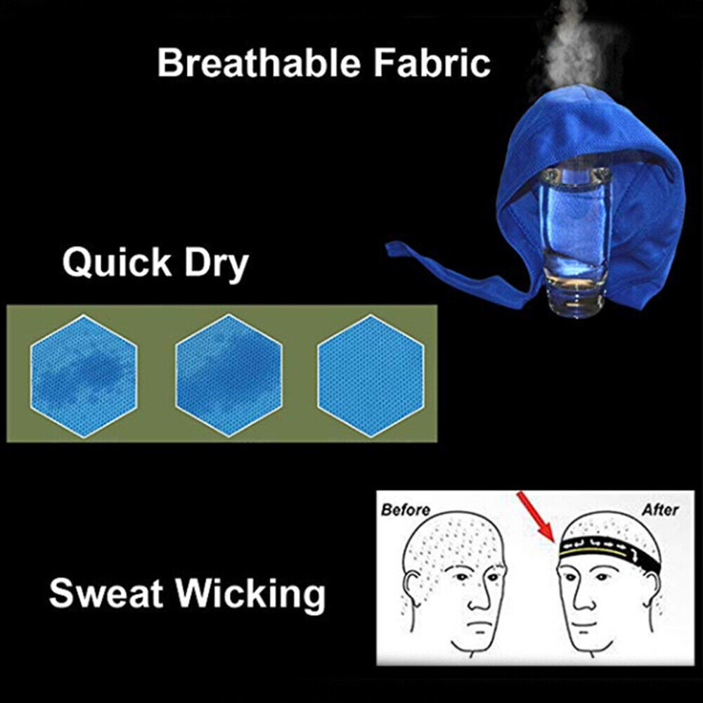 Cooling Do Rag Skull Cap Head Wrap Motorcycle Biker Doo Du Dew Bandana Hat Lot