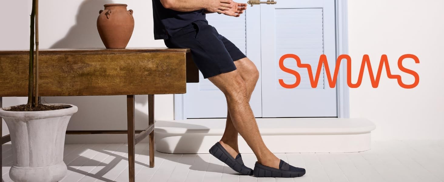 SWIMS Penny Loafers Slip-On Moccasins Classic Boat/Deck Shoes for Men