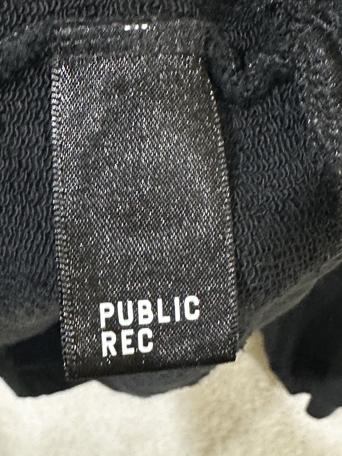 Public Rec Mens Medium Weekend Half Zip Pullover Black Sweater