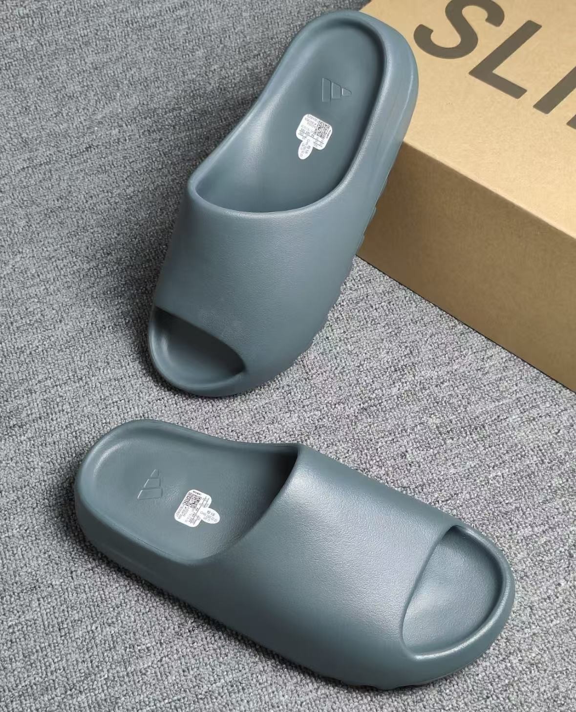 adidas Yeezy Slide Slate Marine Gray ID2349 New Size 7~12