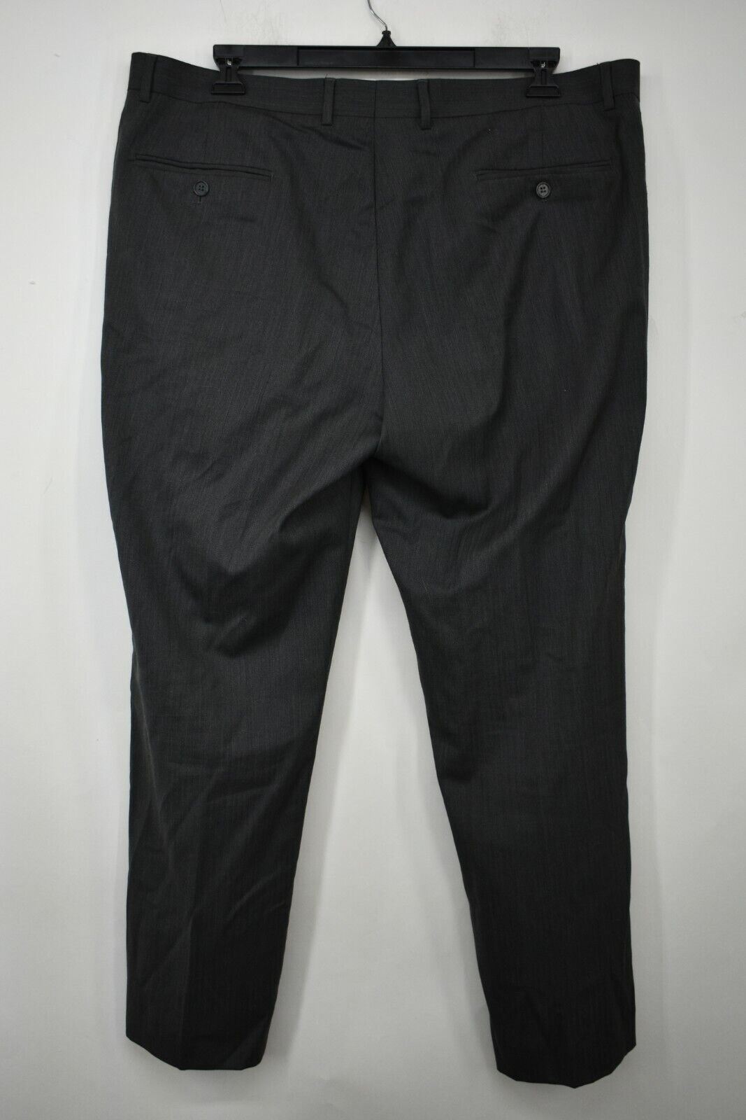 Combatant Gentlemen Gray 2 Button & Hook Front Flat Front Slash Pocket Pants 40R