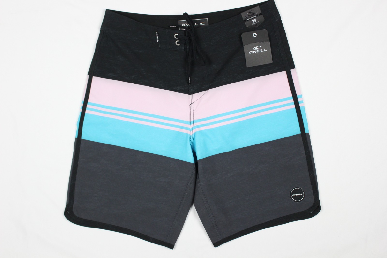 O’Neill Men’s Four Square Board Short size 29 Black Multi Color
