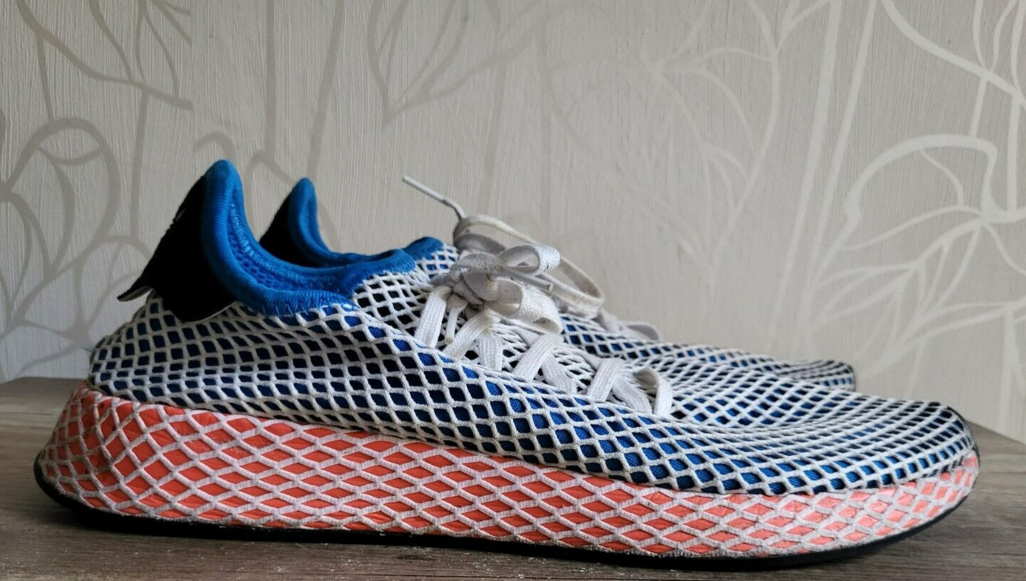Adidas Deerupt Runner Bluebird AC8704 Shoes Sneakers Multicolor Size 46 2/3