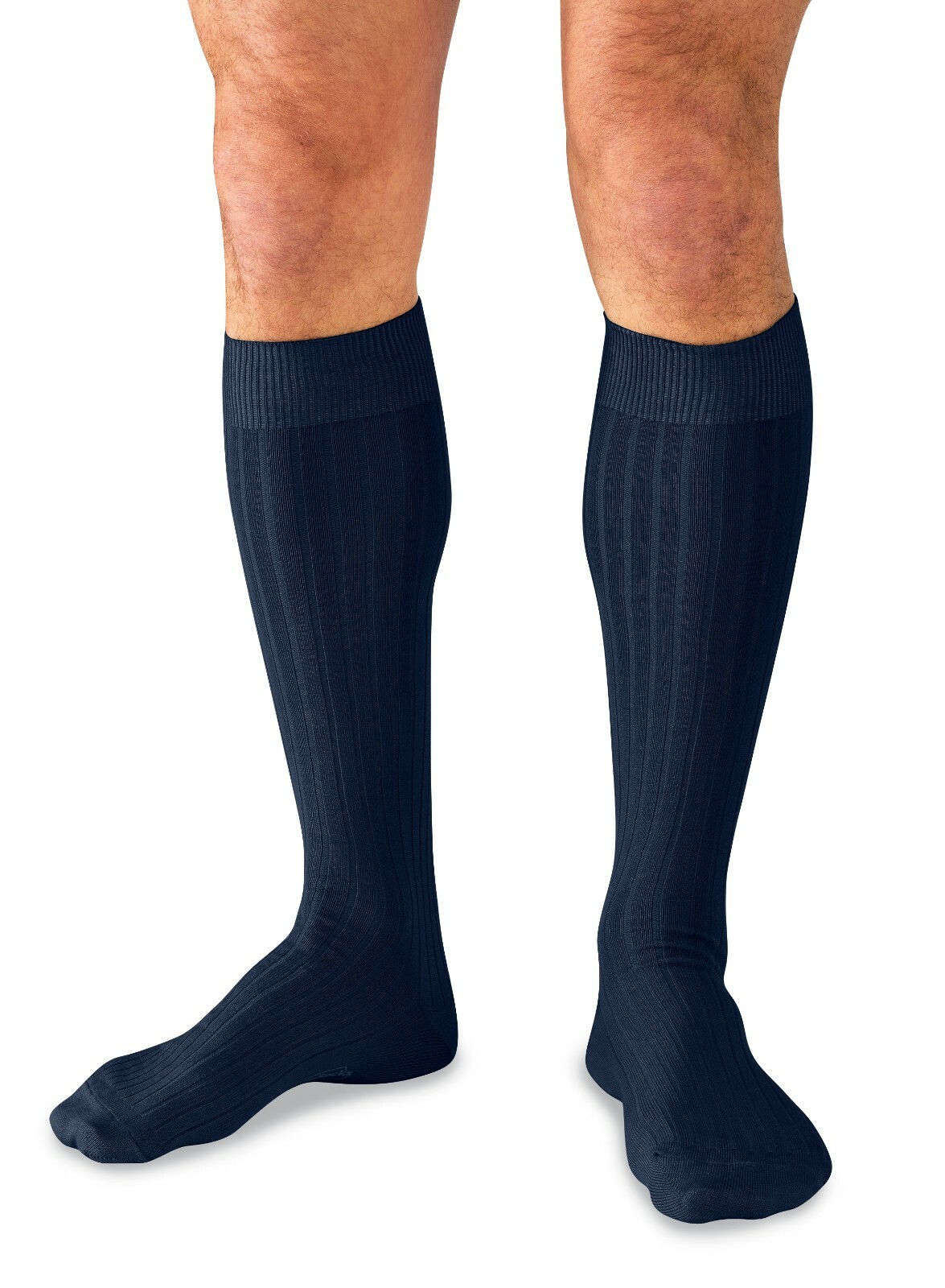 Boardroom Socks Men’s Over the Calf Knee High Cotton Dress Socks Business Formal
