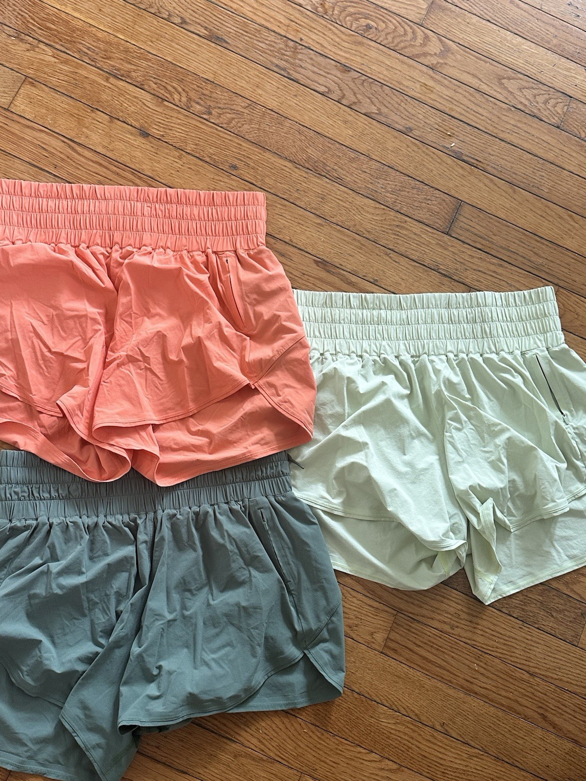 Outdoor Voices Women’s Athletic Shorts Lot of 3 Lined Drawstring Multicolor L