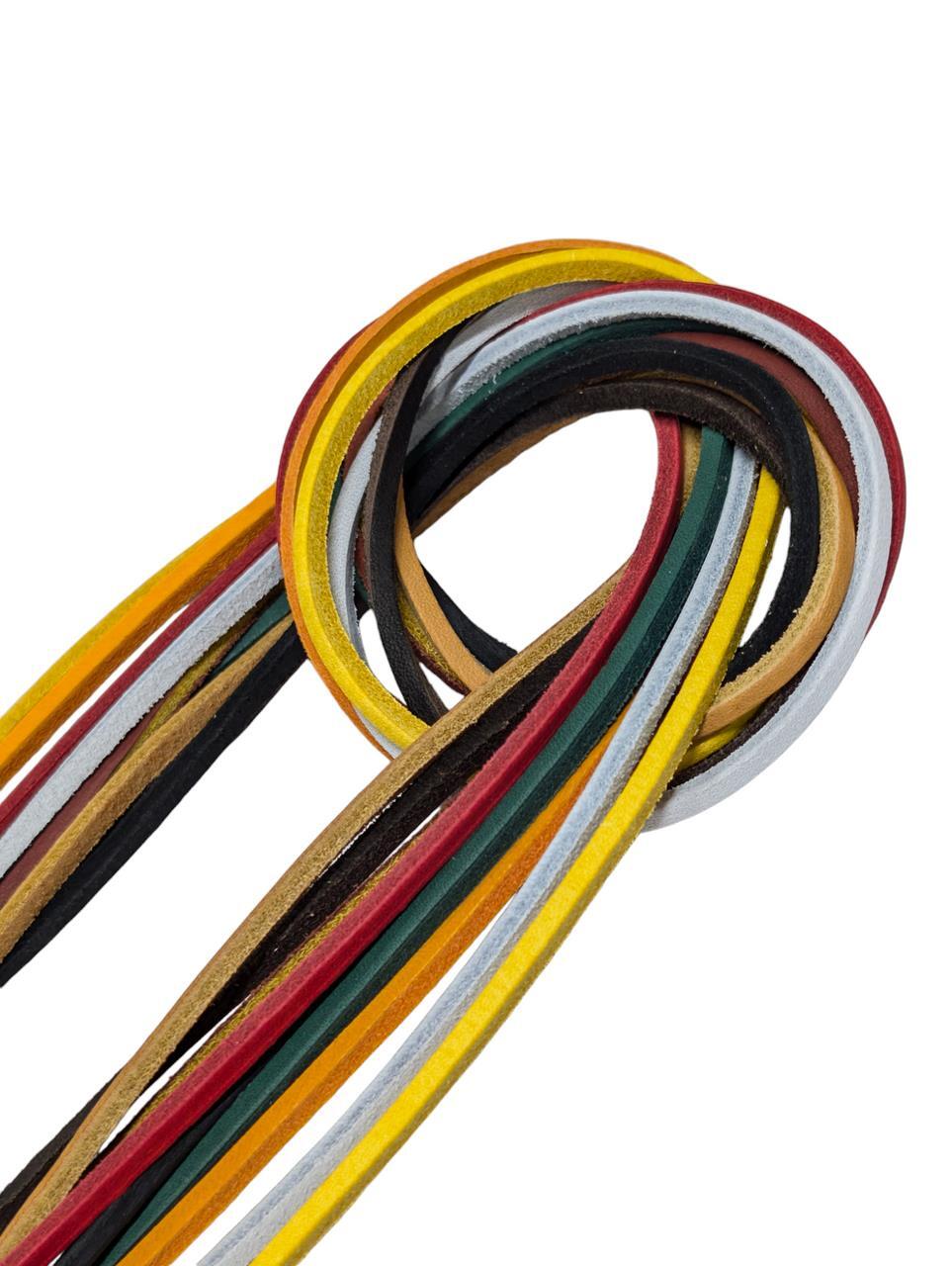NEW 2024 COLORS! Rawhide Leather Shoe Laces 1/8″ x 72″ Singles, Pairs, Wholesale