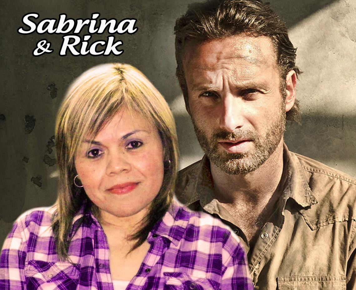 Your picture on a custom T shirt with Rick Grimes/Andrew Lincoln! Walking Dead