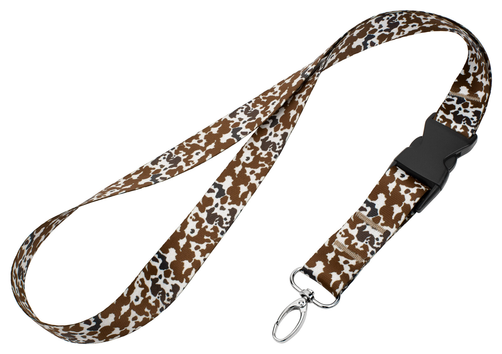Country Brook Design® 1 Inch Cow Print Neck Strap Lanyard