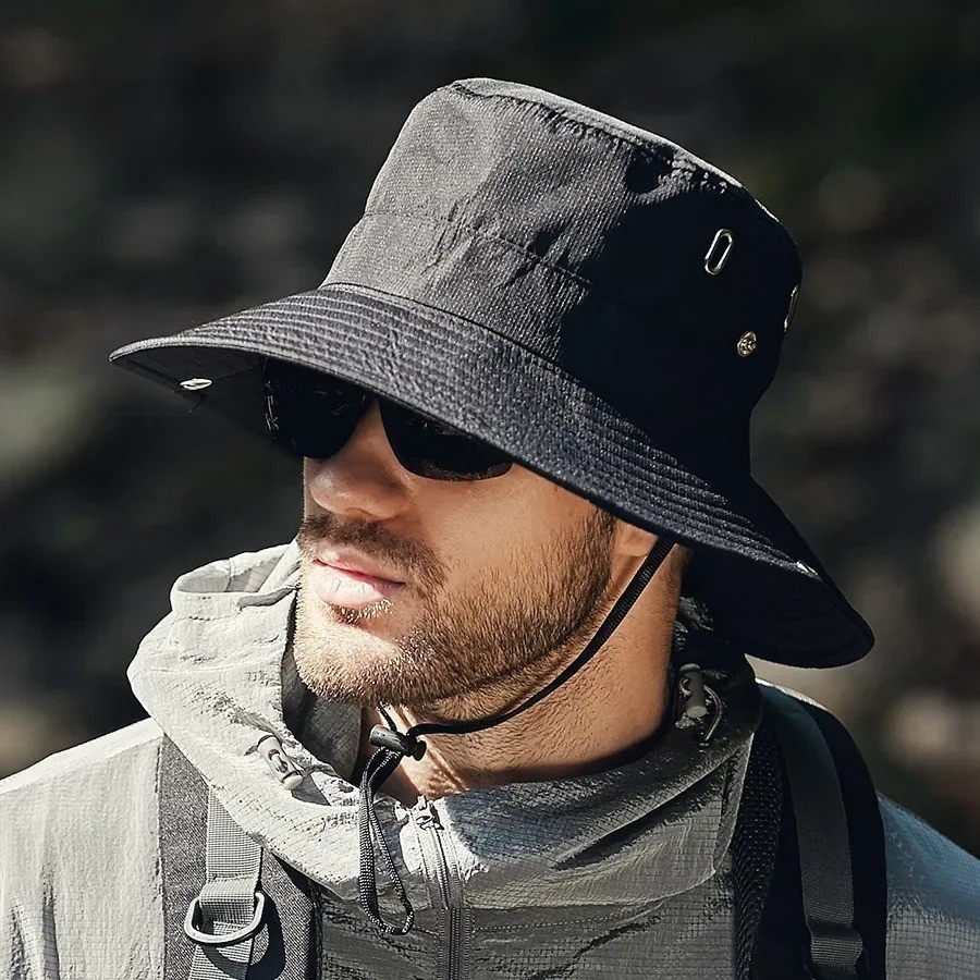 UV Protective Sun Hat- Breathable Wide Brim for Men/Women,Summer Fishing&Camping