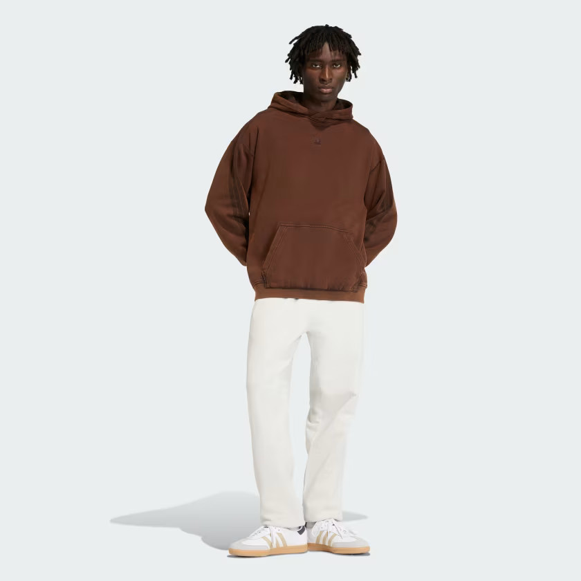 adidas men Premium Essentials Retro Washed Hoodie
