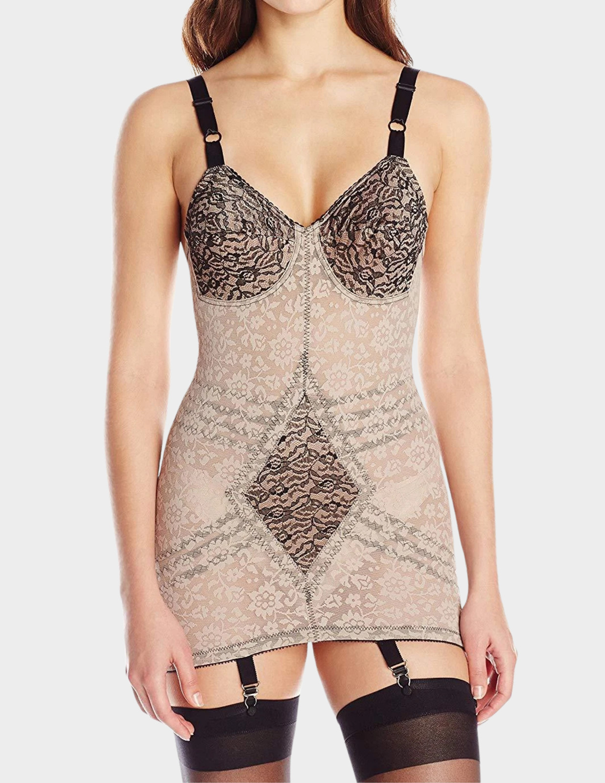 Rago Body Briefer Extra Firm Shaping Black/Mocha