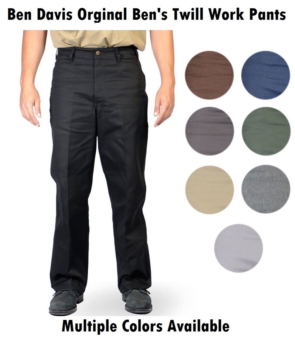 Ben Davis Men’s Classic Original Ben’s Blend Twill Work Pants