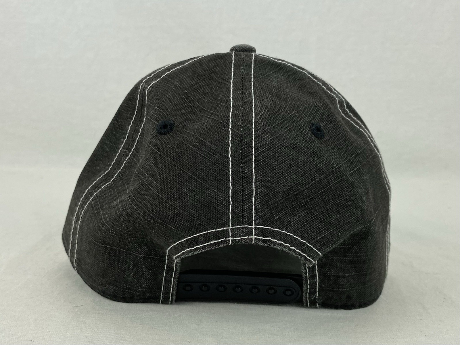 Snap-On Tools Gray Snapback Trucker Hat Adjustable Mechanic Logo Cotton