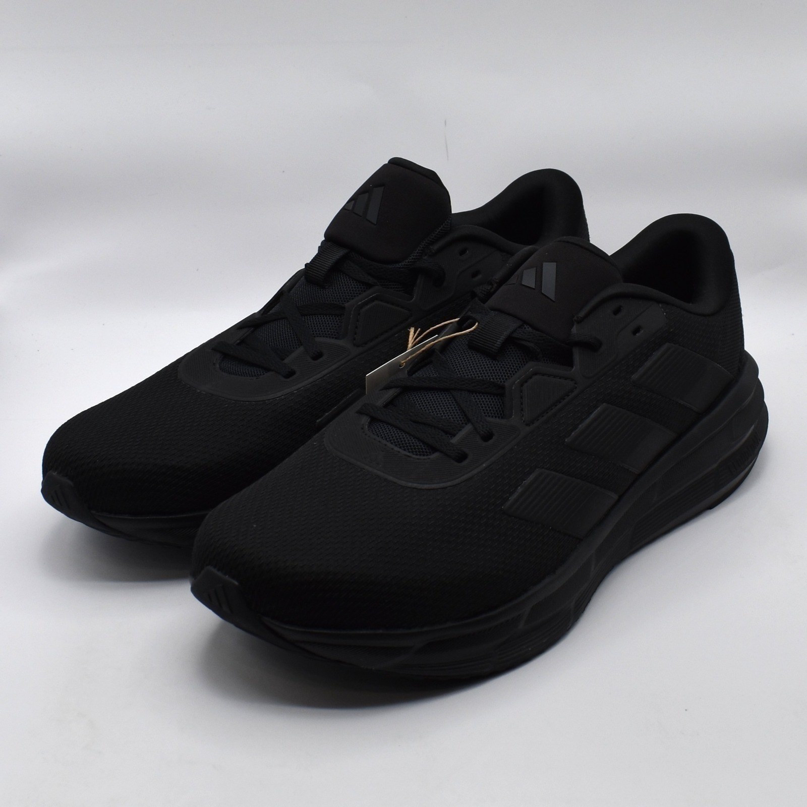 Adidas Galaxy 7 Running Shoes Men’s Size 9 Triple Black Cloudfoam NWT ID8757