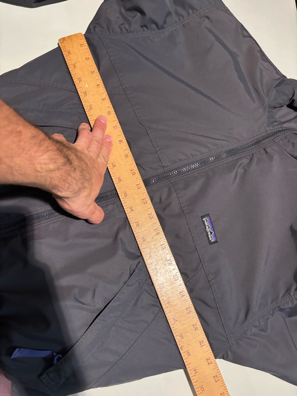 Vintage Patagonia Shelled Synchilla Jacket Men’s S Bomber Fleece Lined 90s USA