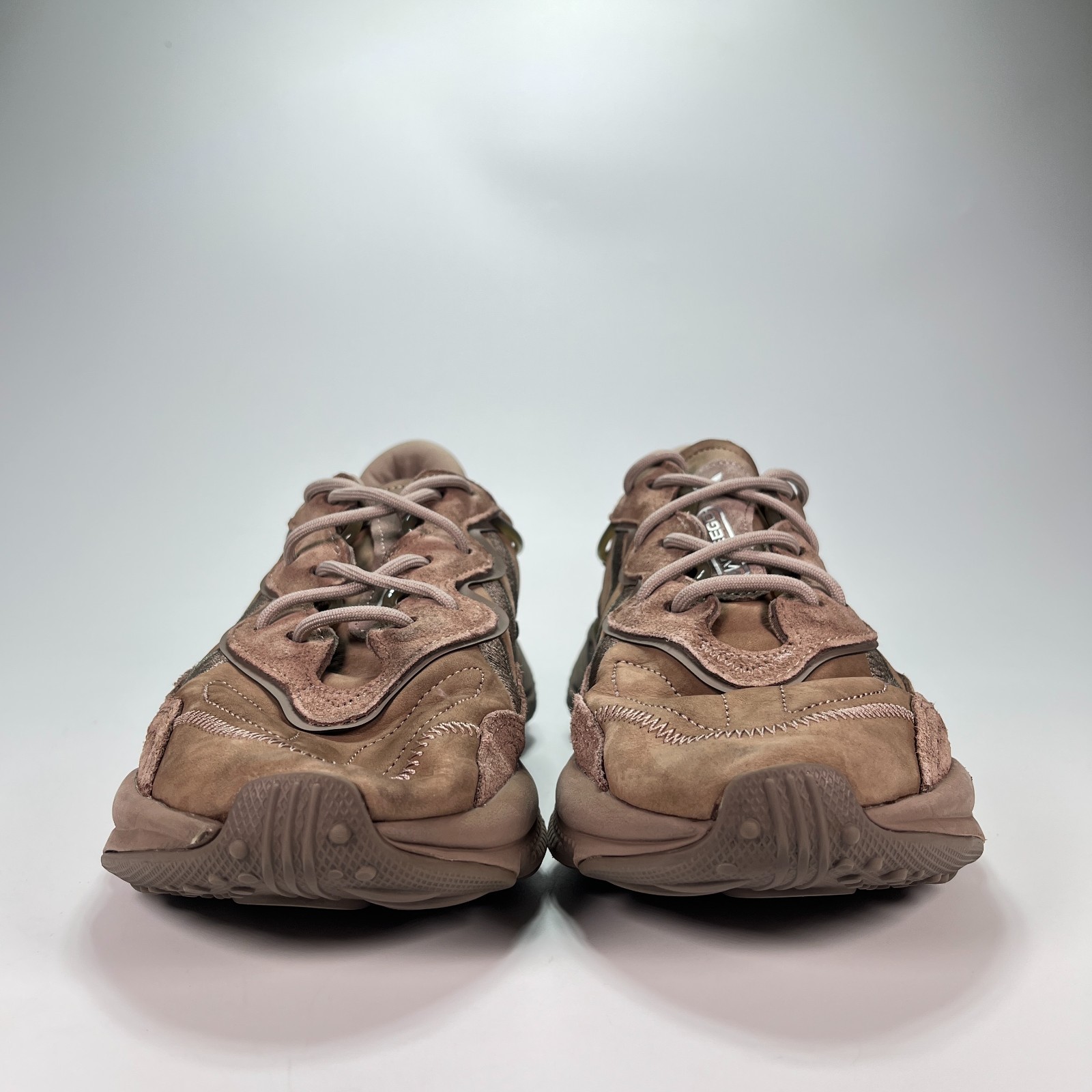 Adidas Ozweego Chalky Brown Lightweight Sneakers Lace Up GY6813 Women’s Size 9.5