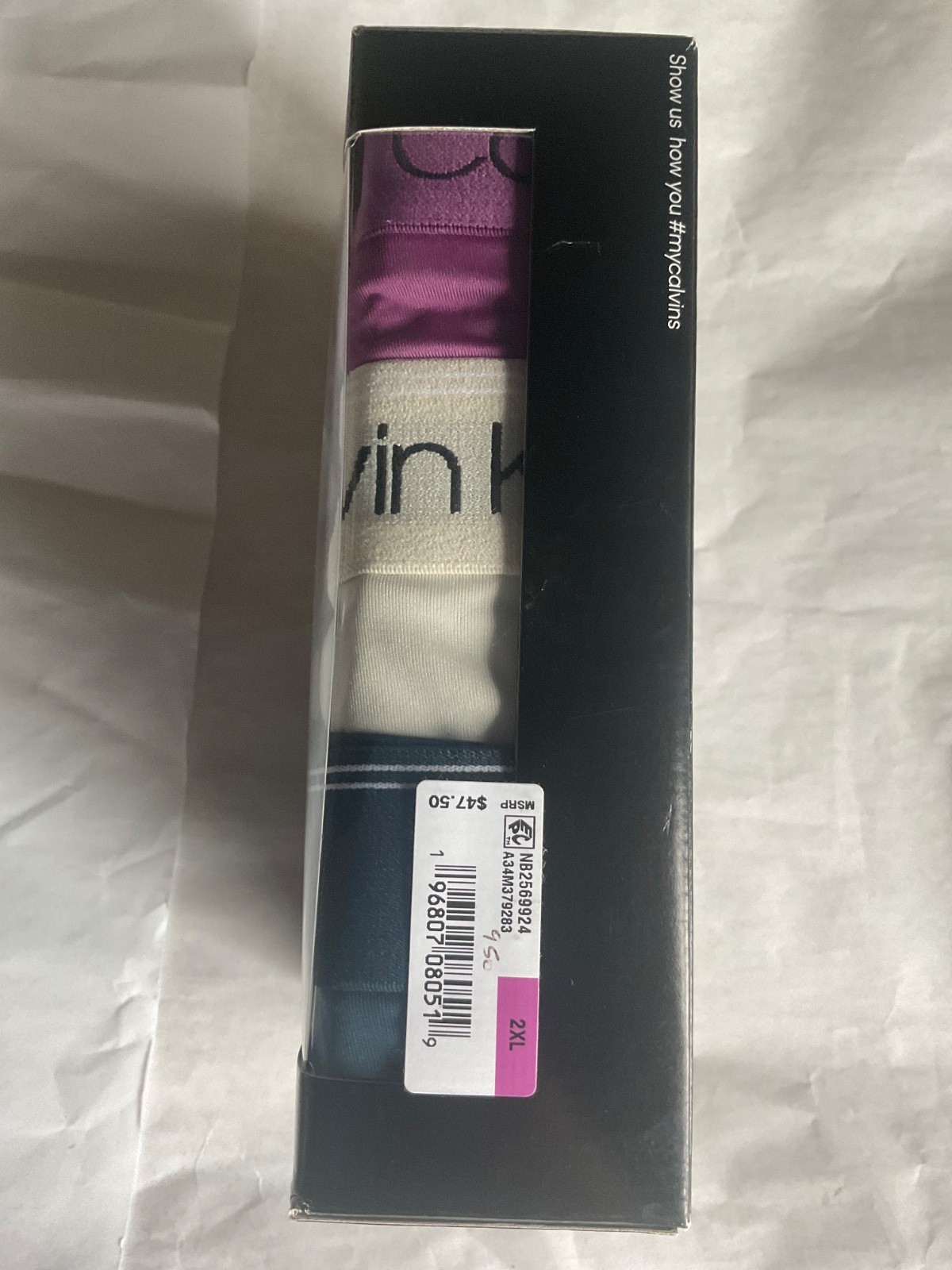 Calvin Klein 3 Pack Microfiber Stretch Low Rise Trunk New Men Black Tan Blue