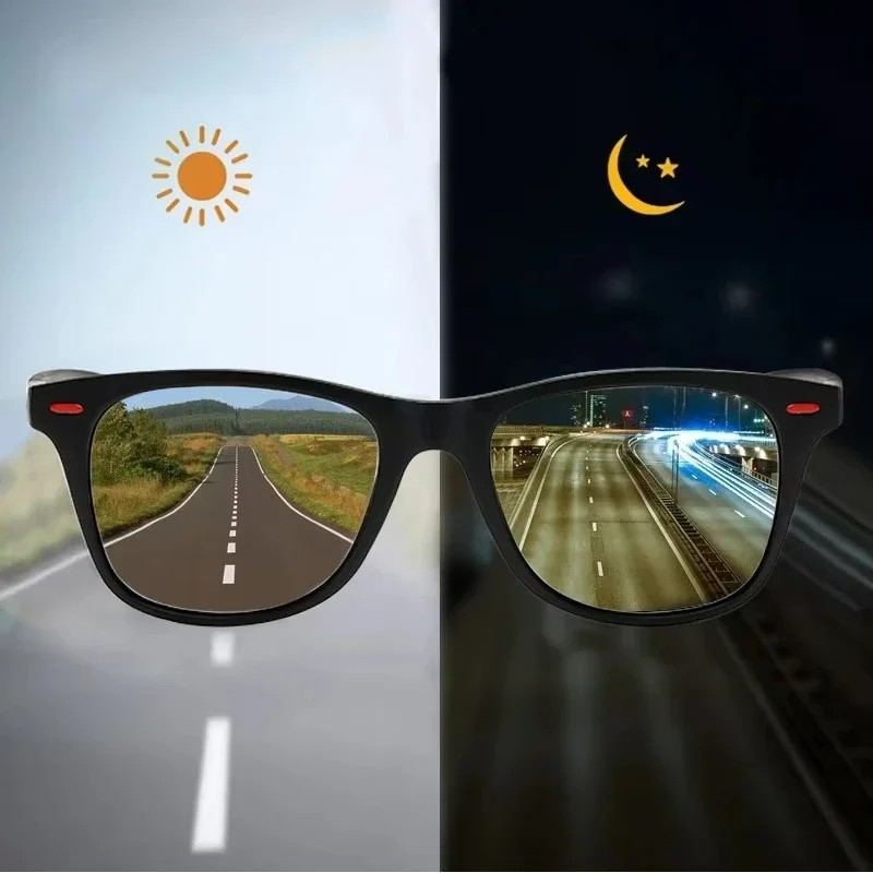 HD Night Vision Driving Glasses UV400 Anti Glare for Day & Night Driving
