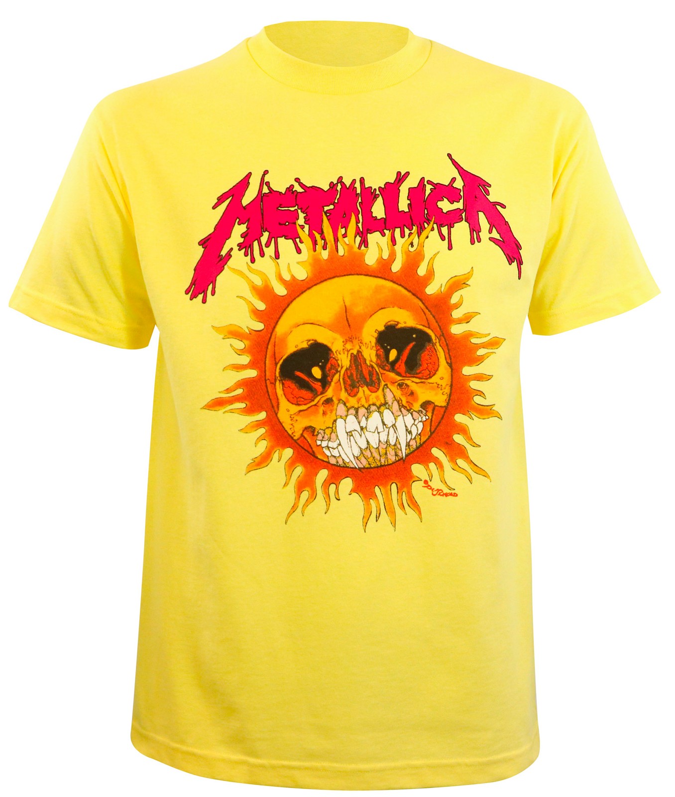 Authentic METALLICA Fire Sun T-Shirt S M L XL 2XL NEW