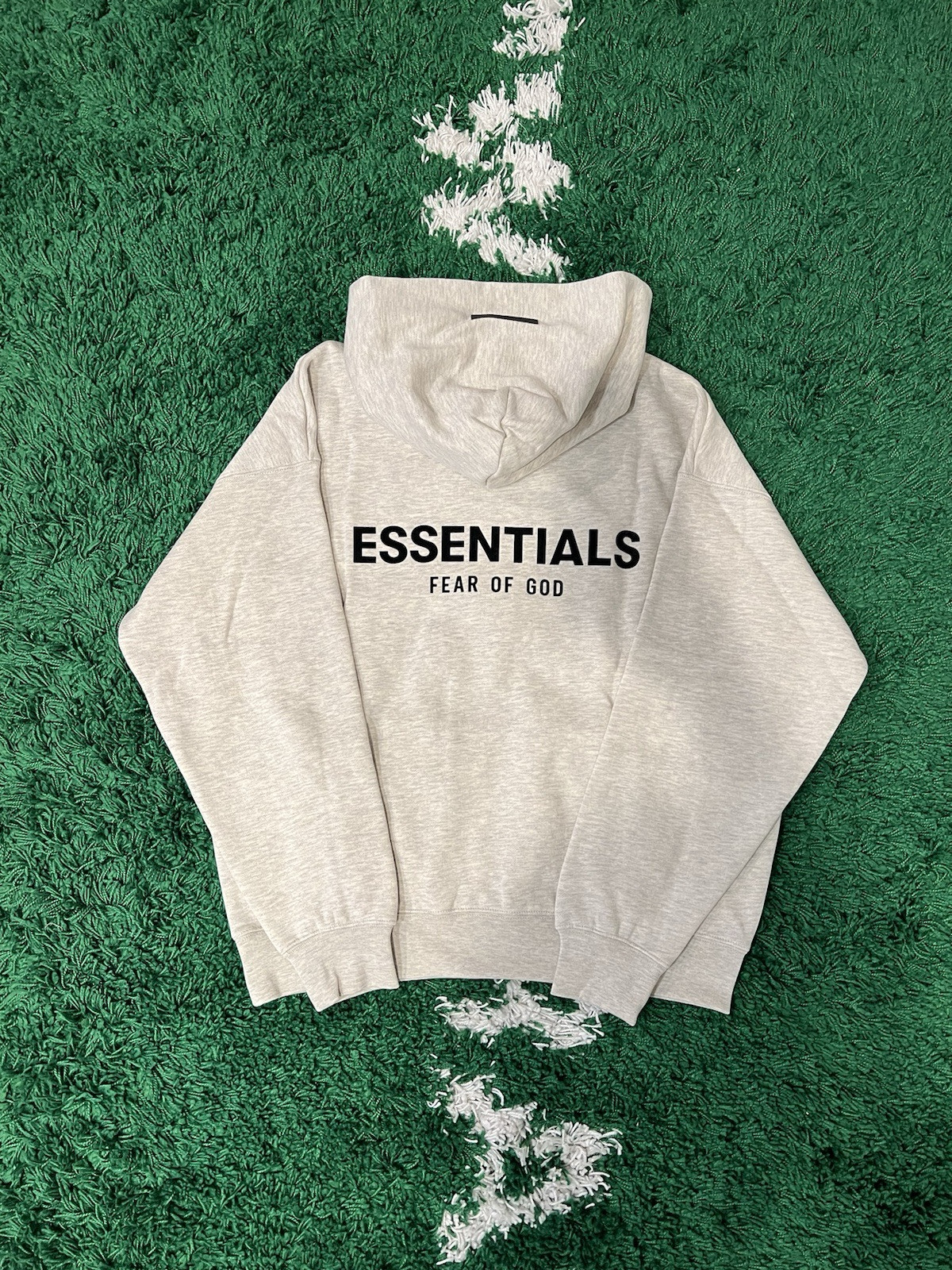 Fear of God Essentials Light Oatmeal Hoodie size S