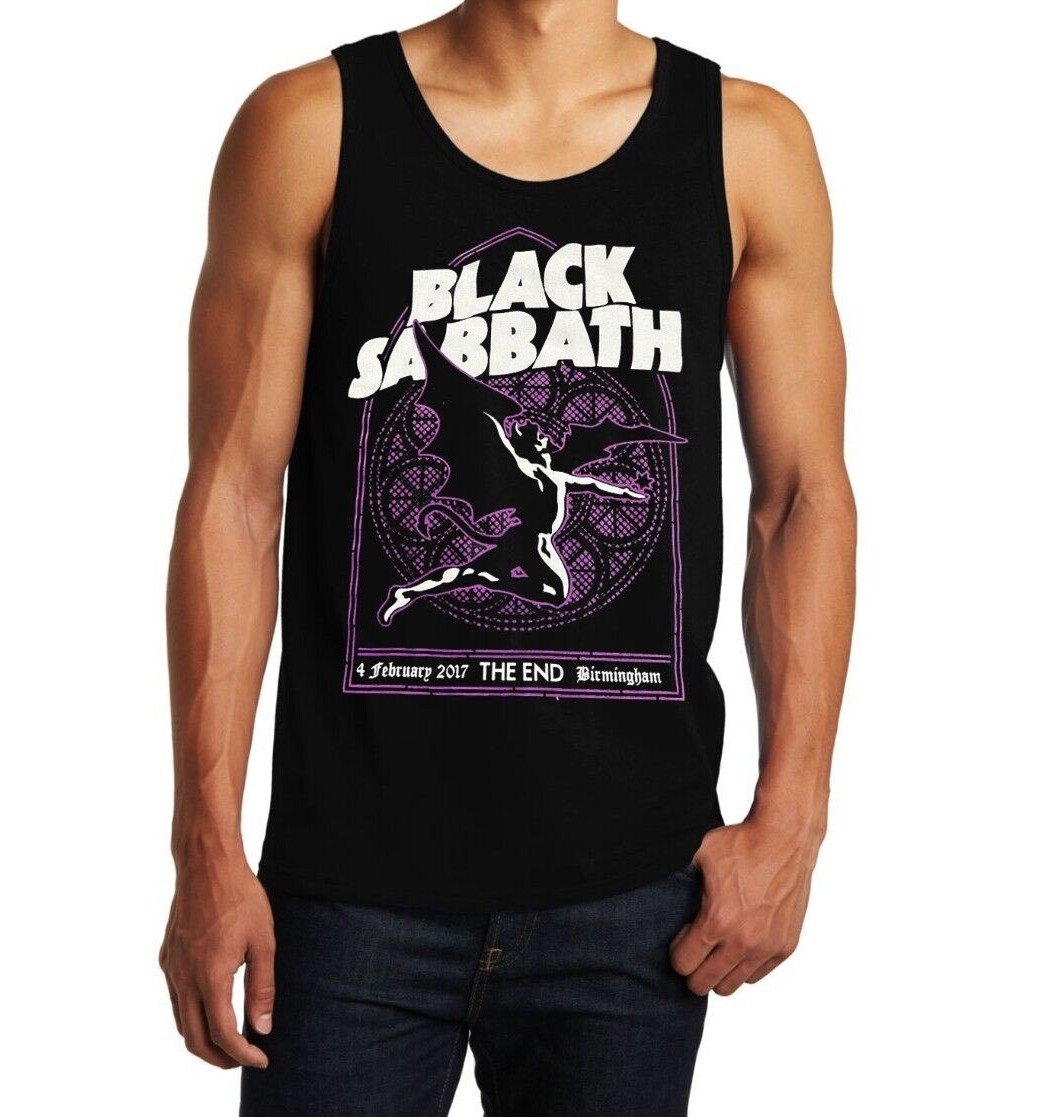 Black Sabbath The End N Heavy Metal Men’s Tank Tops (Multiple Variations)