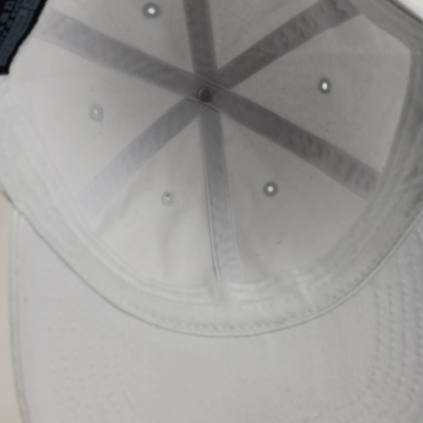 Gelante Hat Cap Strap Back White Cotton Blank Minimalist Classic Mens One Size