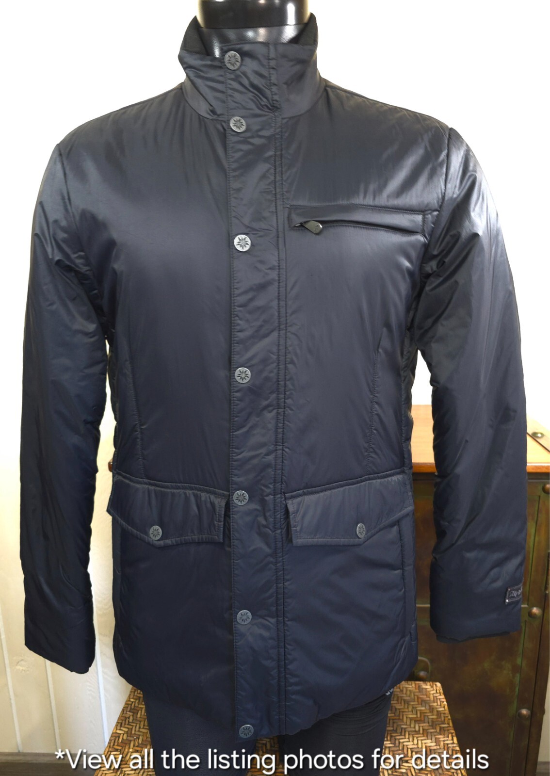 Alp N Rock Puffer BLACK Ski Everyday Full Zip Snap Women’s Jacket Sz L