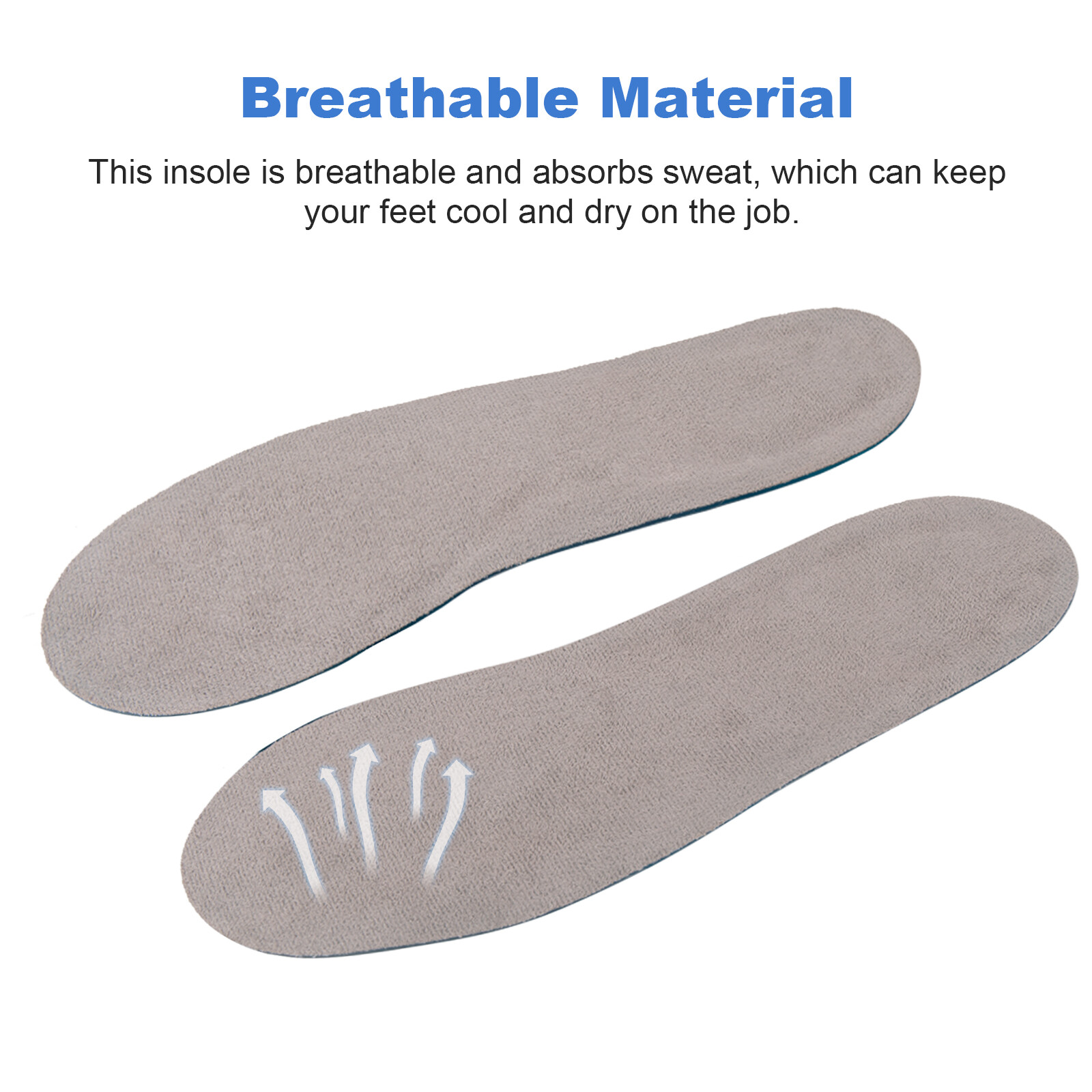 Men Women Silicone Gel Insoles Shock Pads Arch Support Orthopedic Shoe Inserts