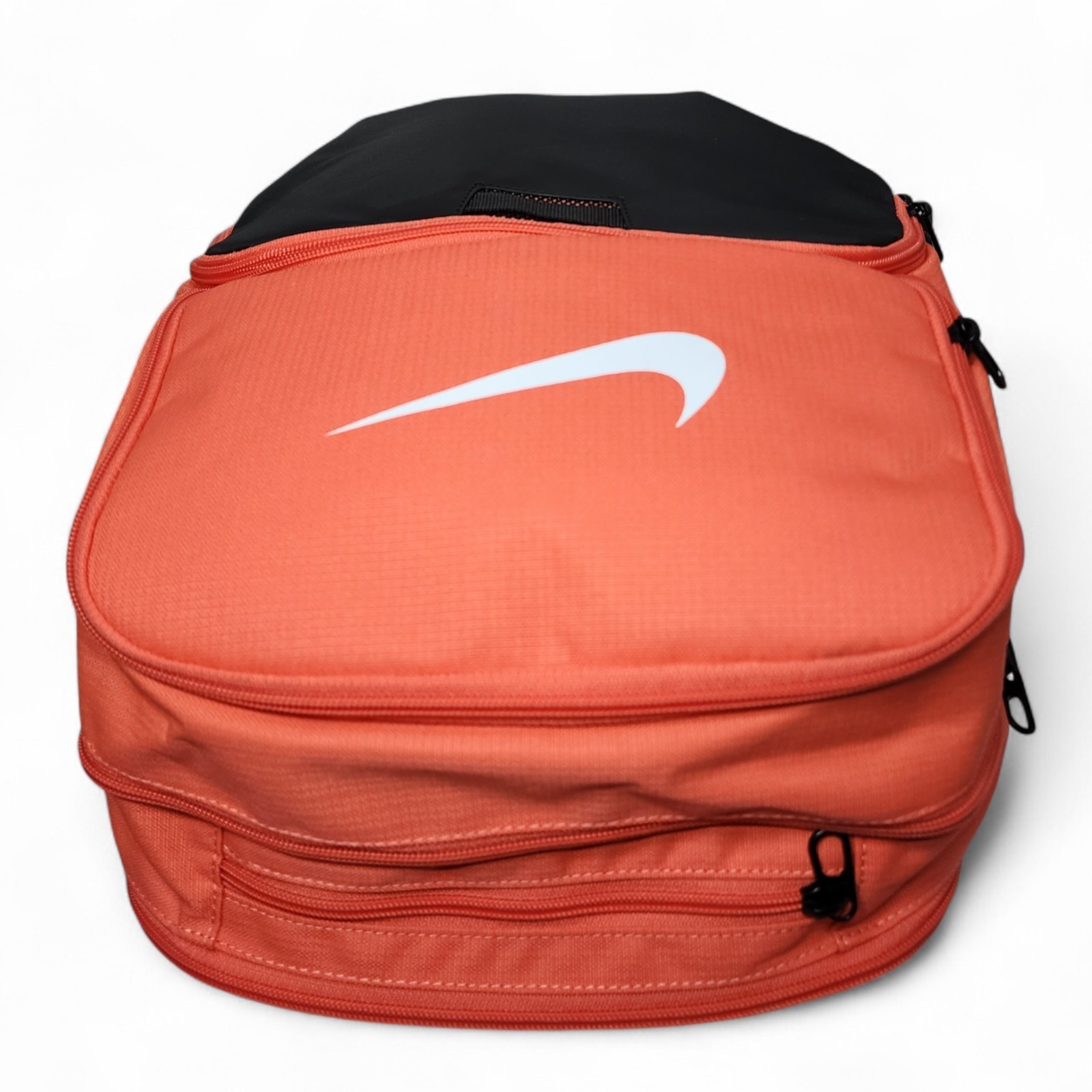 Nike Brasilia Training Backpack Black Orange XL 30L School Travel Bag DM3975-814