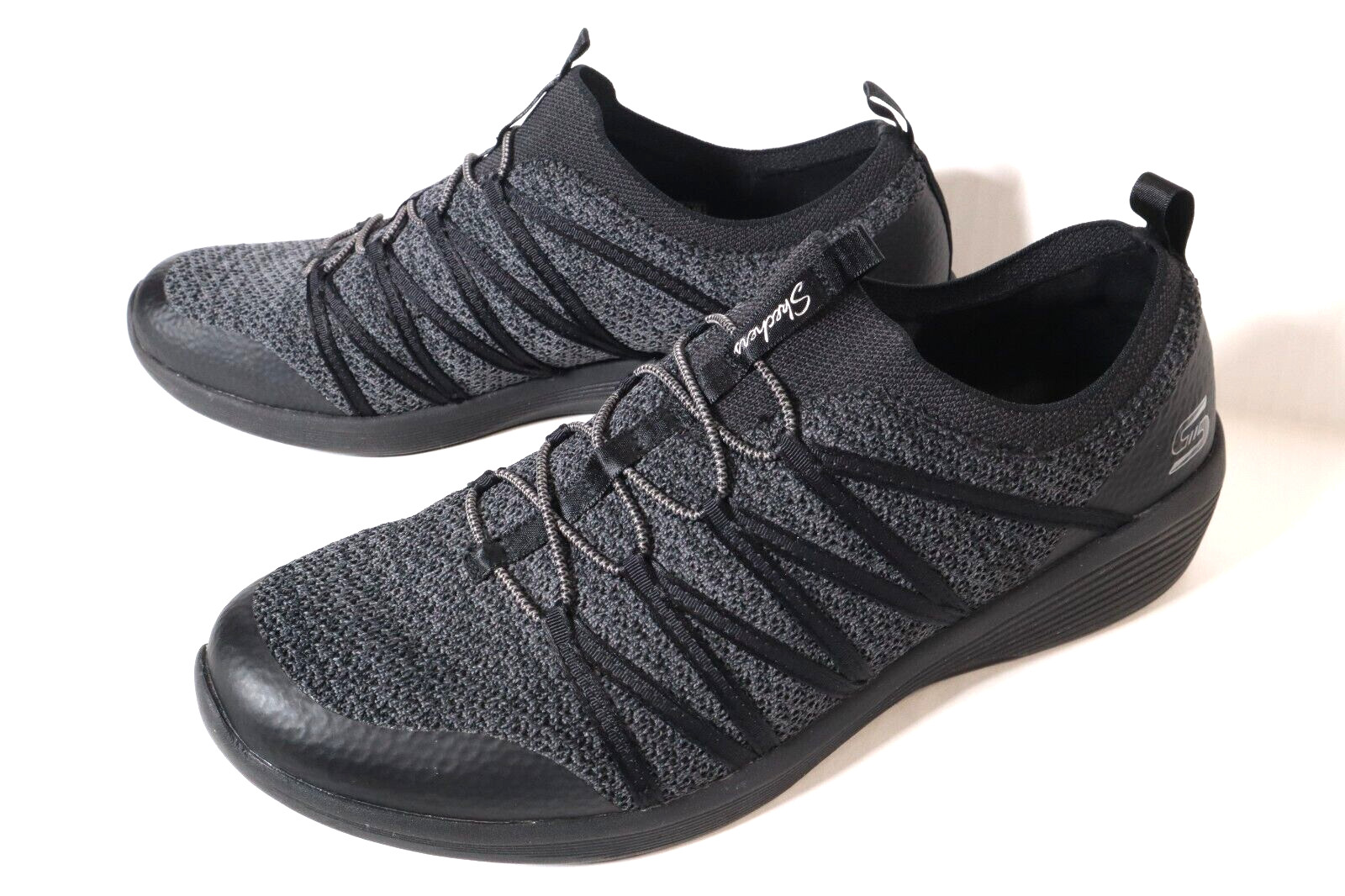 Skechers Women’s Slip-Ins Air Cooled Memory Foam Comfort Shoes BLACK SIZE 10