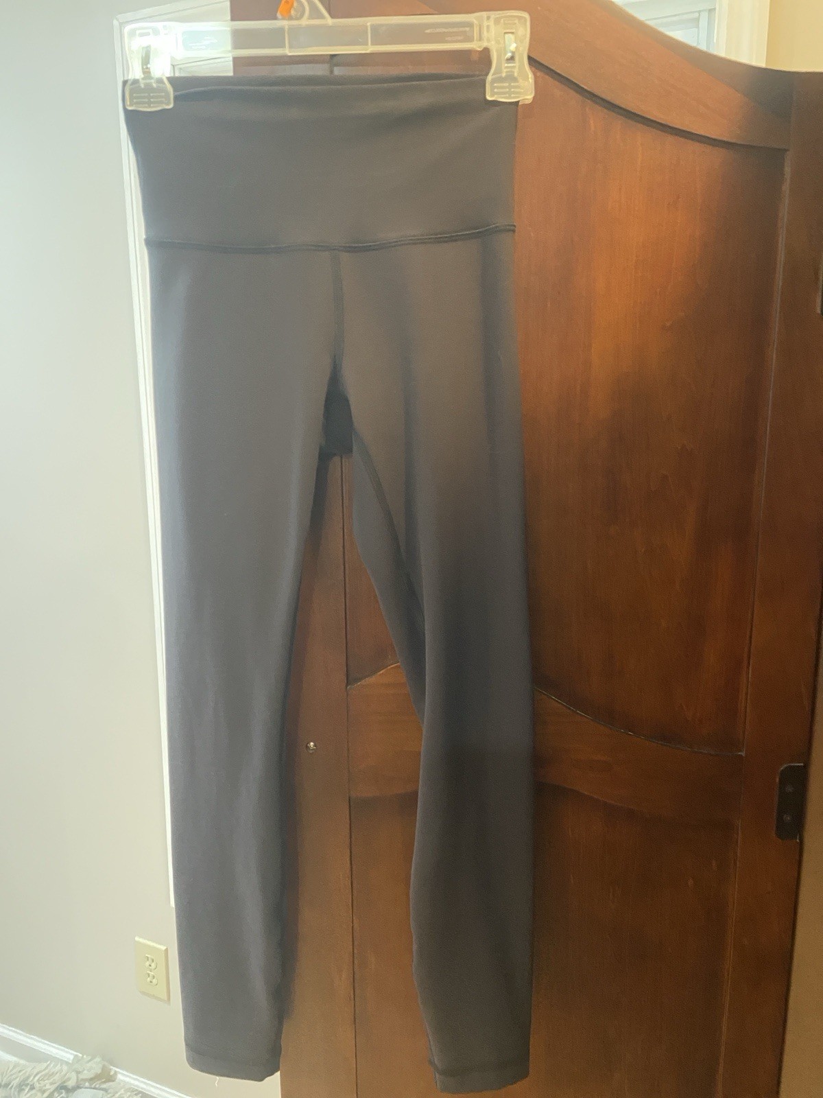 lululemon Align Pant High-Rise Ankle Leggings Black Solid Size 6 25″