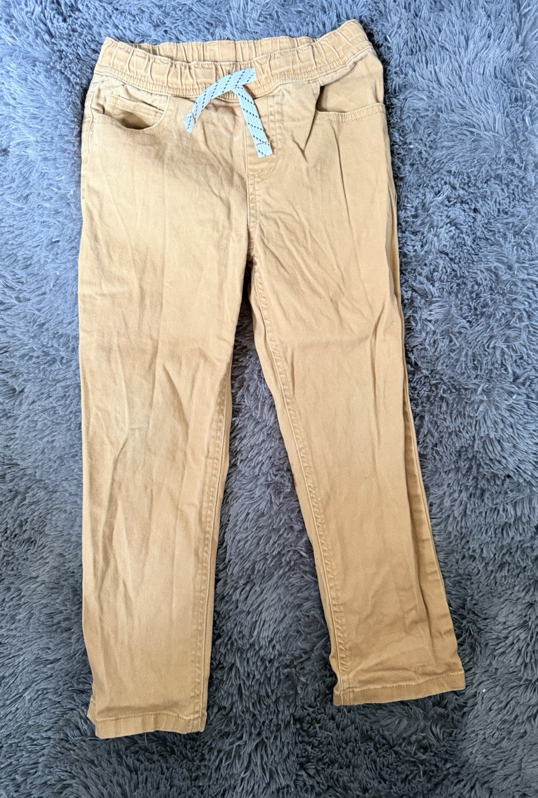 Boys Khaki Pants Size 5 Kids 365 Brand Adjustable Waist