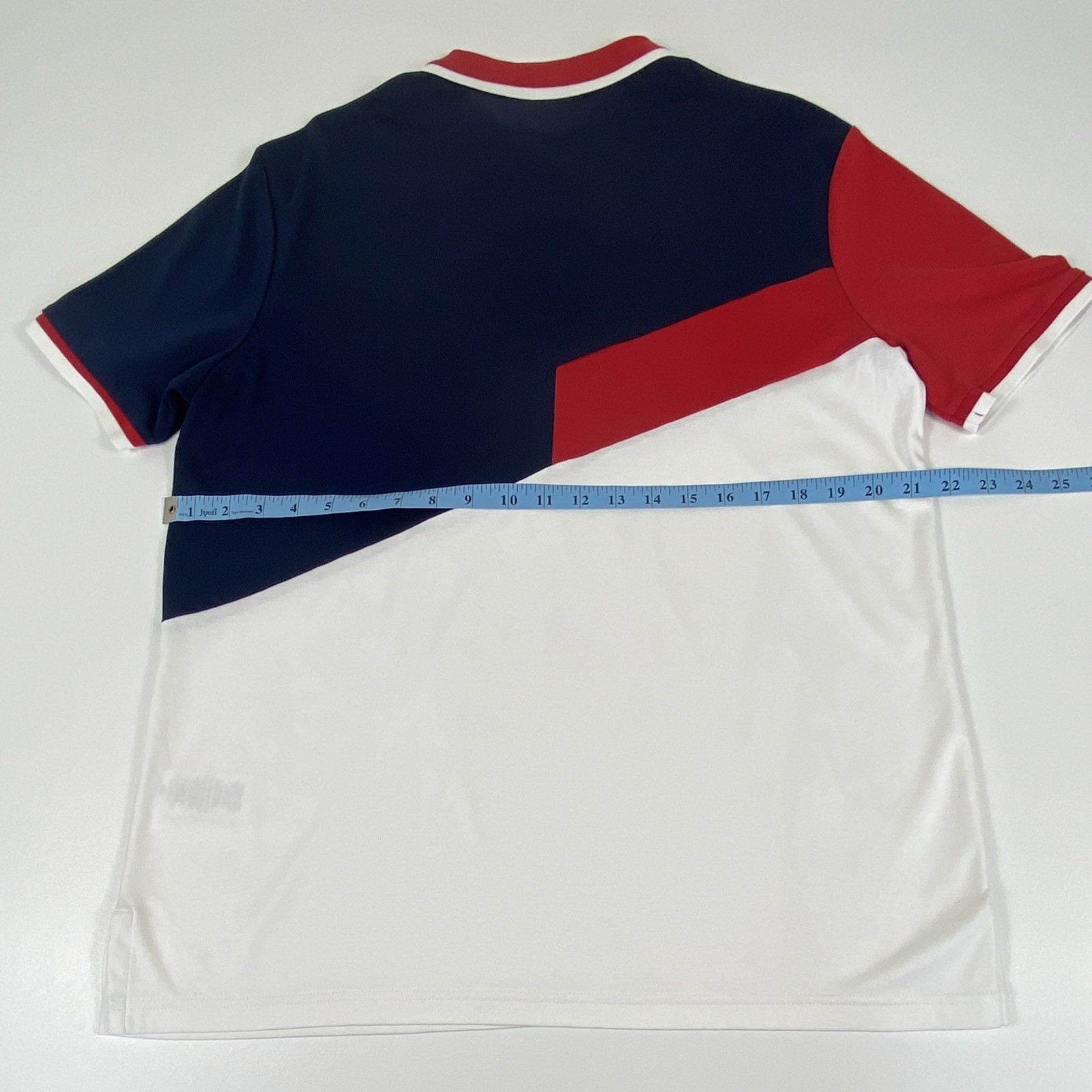Polo Ralph Lauren Classic Fit Men’s M Navy Red White Colorblock Cotton Polo