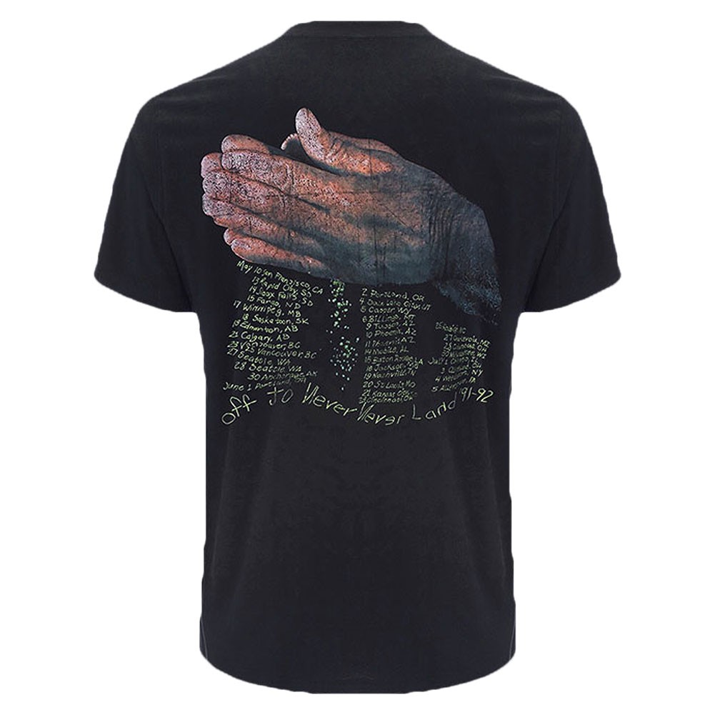 Men’s Metallica Neverland (Back Print) Slim Fit T-shirt XX-Large Black