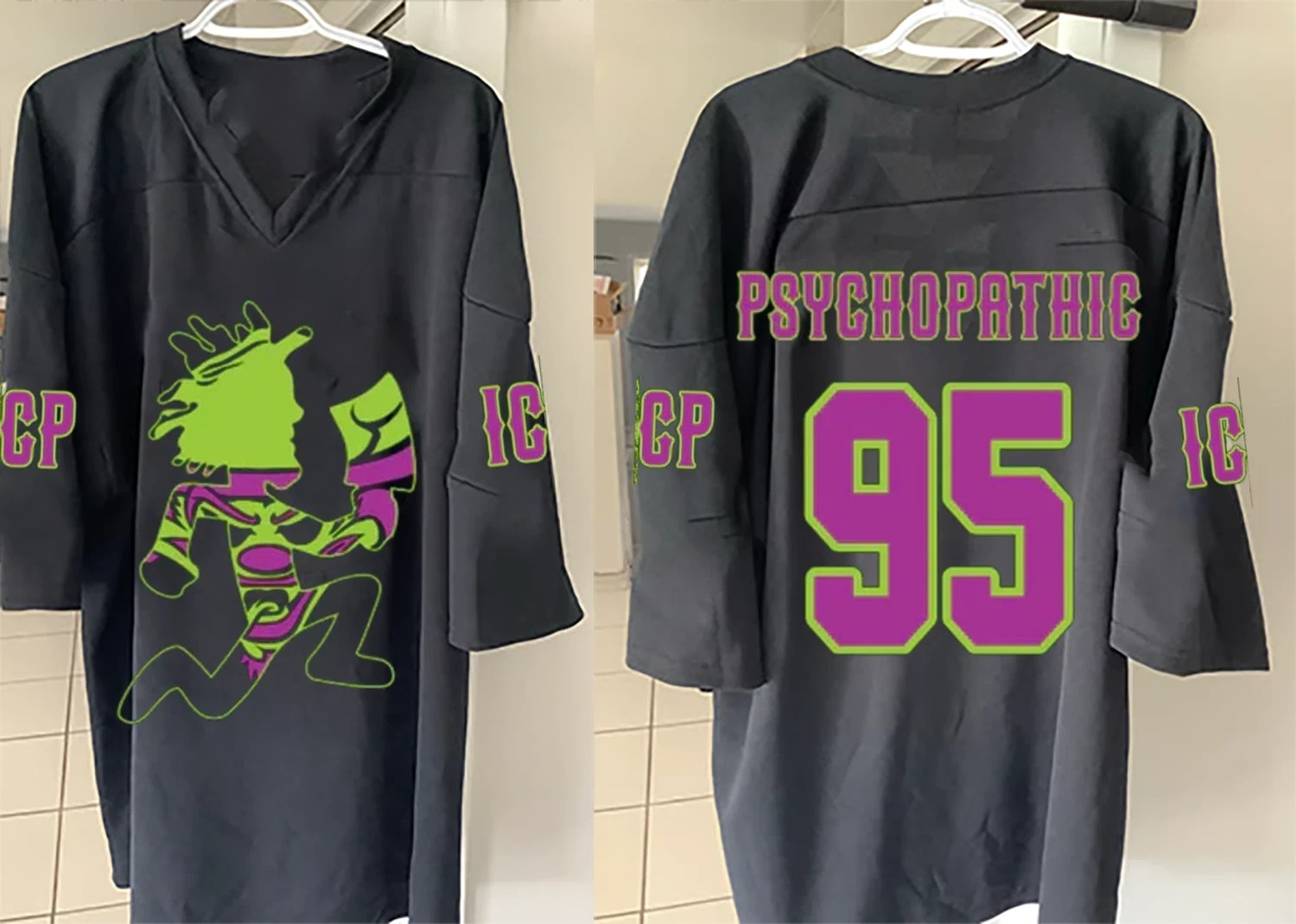 Insane Clown Posse PSYCHOPATHIC Football Jersey 0015OOD
