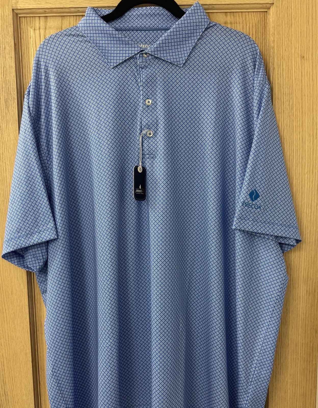Johnnie-O Willfred Pipeline Performance Printed Polo Size 3XLT Golf Logo