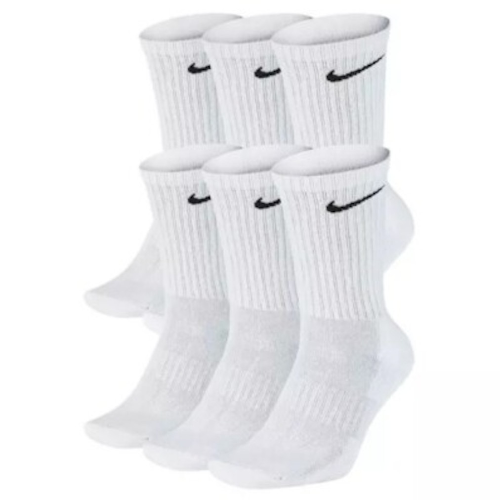 Nike Everyday Cushioned Training Socks Mens Large Athletic Fitness Crew Socks